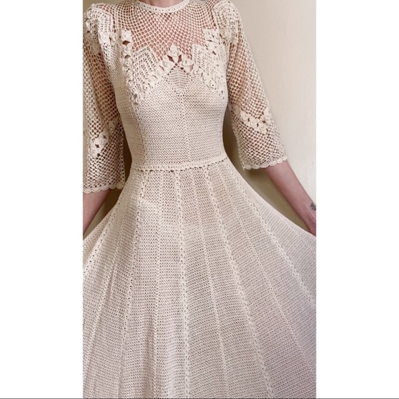 Vintage crochet dress - Picture 10 of 11